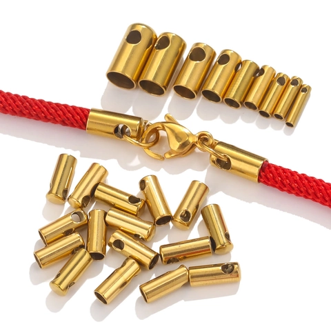 Stainless Steel Crimp Connector End Caps For Jewelry Making DIY Necklace Bracelet Cord Ends Snake Head Design Accessory