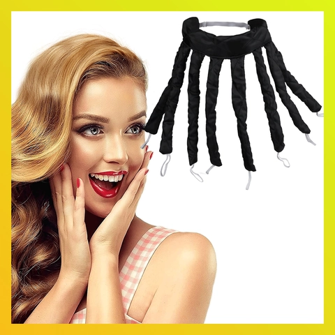 Heatless Octopus Haarkruller Hoofdband Satijn Haarstyling Tools Voor Slaap Overnachting Golven Zonder Hitte