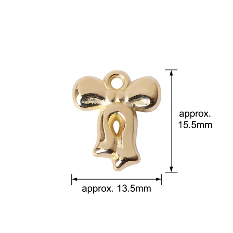 Schleife Schmuck Anhänger CCB Material Metallische Beschichtung Für DIY Armband Halskette Ohrring Herstellung