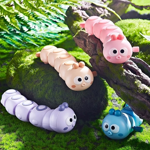 Giocattolo Bruco A Carica Cartone Animato Che Striscia Plastica Meccanica Regalo Educativo Per Bambini Piccoli