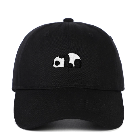 Baseball Cap Cotton Panda Embroidery Adjustable Sunshade Outdoor Hat For Men Women Casual Fashion