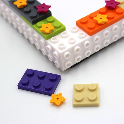 Cornice Per Foto In Mattoncini Fai Da Te Plastica ABS Assemblaggio Creativo Decorazioni Stelle Arredamento Casa