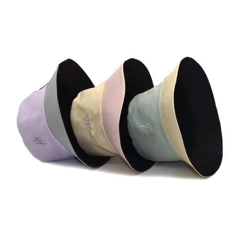 Cappello Da Pescatore Color Block Cotone Poliestere Protezione Solare Ricamo Lettere Casual Unisex