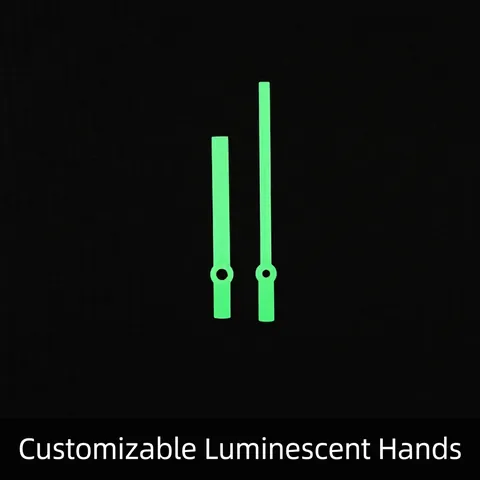 Lancette Orologio Fluorescenti Luminose Quarzo DIY Parti Di Riparazione Alluminio E Rame Ora E Minuto Lancetta