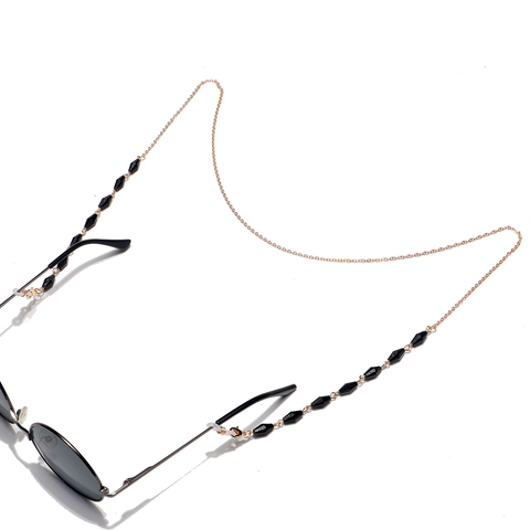 Crystal Rhinestone Glasses Chain Metal Non-slip Eyewear Lanyard Neck Strap Sunglasses Holder Fashion Accessory For Women
