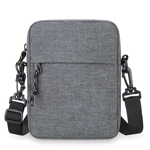 Men Crossbody Bag Lightweight Oxford Cloth Small Shoulder Phone Pouch For Outdoor Travel Casual Sporty Minimalist