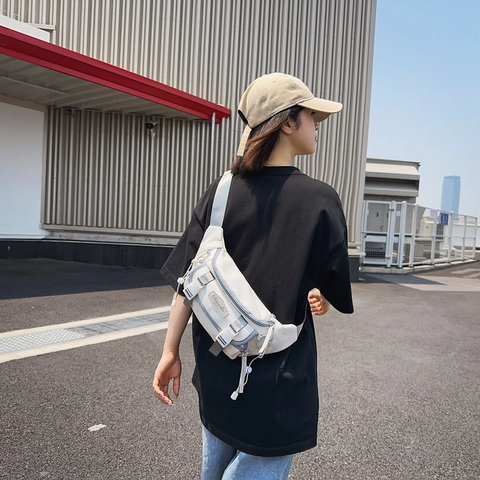 Herren Brusttasche Wasserdichtes Nylon Große Kapazität Streetwear Sling Crossbody Tasche Für Herren Sport Outdoor