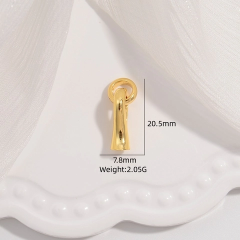 Chiusura A Gancio Per Pesce In Argento Sterling 925 Connettore Anello Circolare Placcato Oro Per Collana Bracciale Fai Da Te