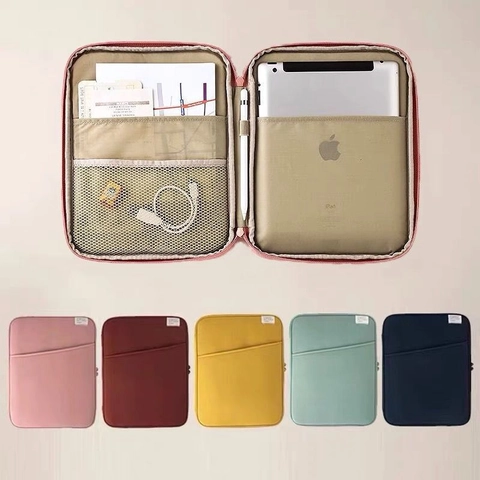 Funda Para Tablet Laptop Tela Oxford Impermeable Estuche Protector Antigolpes Bolsa Almacenamiento Organizador Interno