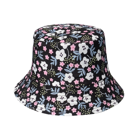 Anglerhut Polyester Sonnenschutz Blumen Schmetterling Pilz Frucht Druck Outdoor Sommer Reise Damen