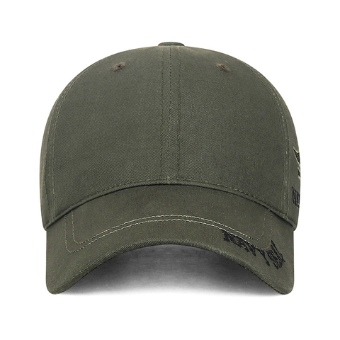 Cappello Da Baseball Tattico Lettere Ricamate Cotone Regolabile Protezione Solare All'aperto Stile Militare Per Uomini Donne