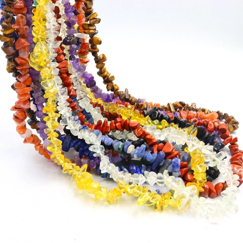 Natural Gemstone Crushed Stone Beads Irregular Crystal Chips For DIY Jewelry Making Bracelet Necklace Crafting