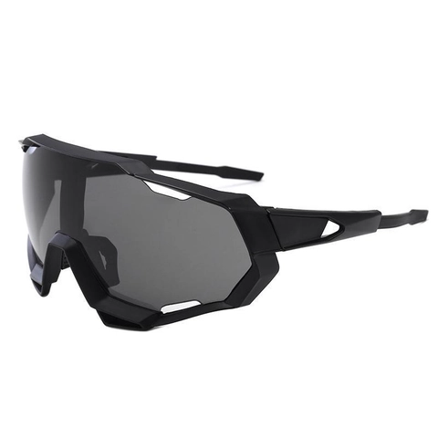 Professionelle Outdoor-Sport-Radsonnenbrille UV400-Schutz Winddicht PC-Rahmen Harzlinse Schillernde Beschichtung Brillen