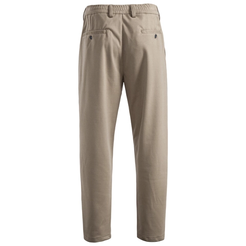 Pantaloni Casual Spessi da Uomo Dritti Tinta Unita Texture Verticale Pantaloni Business Con Coulisse Per Autunno Inverno