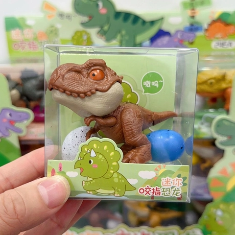 Mini Dinosaurier Beißt Finger Spielzeug Kunststoff Bewegliche Gelenke Stressabbau Neuheit Spiele Für Kinder Geschenke