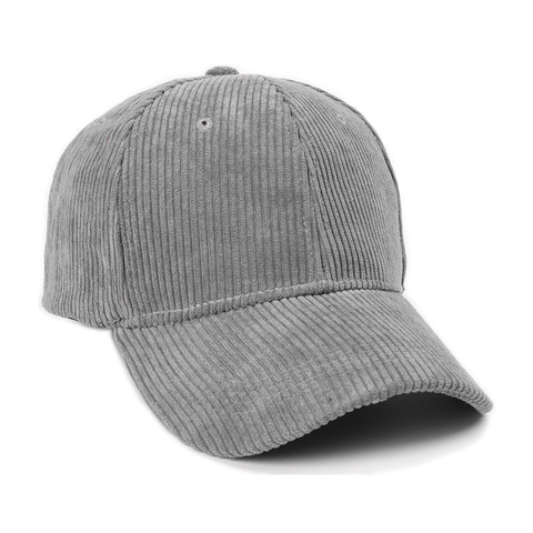 Unisex Polyester Corduroy Baseball Cap Adjustable Solid Color Retro Fashion Peaked Cap Outdoor Sport Sun Shade Hat