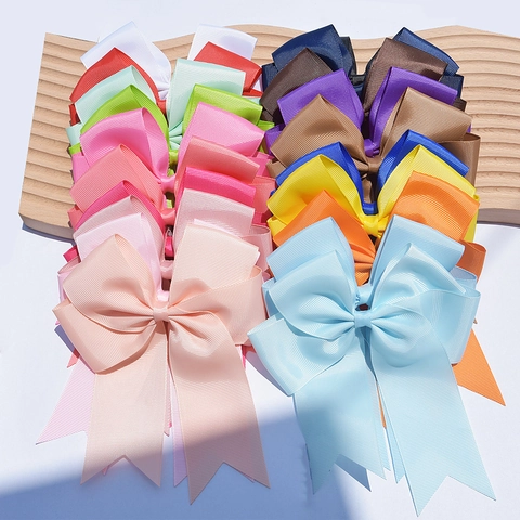 Grosgrain Ribbon Bow Hair Clip Large Double Layer Bowknot Swallowtail Streamers Alligator Clip Cute Hair Accessories Girls