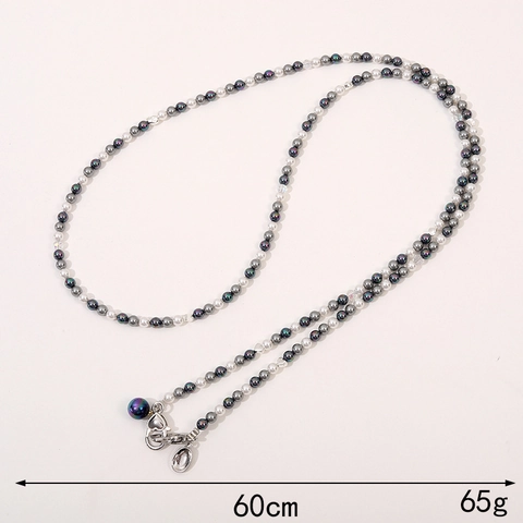Cordón Teléfono Bandolera Cadena Perlas Artificiales Concha Natural Colgante Corazón Aleación Correa Bolso Mujeres Elegante