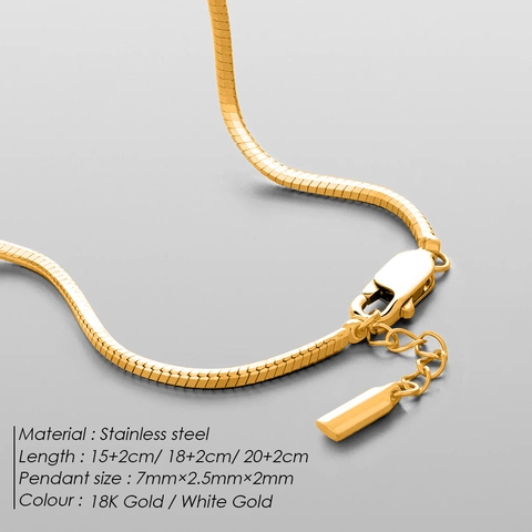 Bracciale A Catena Di Serpente In Acciaio Inossidabile Minimalista Gioielli Con Maglie A Spina Di Pesce Uomo Donna