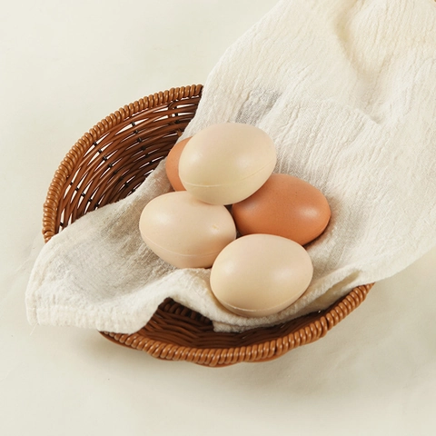Realistic Egg Squishy Toy PU Slow Rebound Stress Relief Decompression Squeeze Fake Food Model Photography Props Novelty