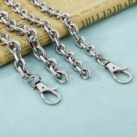 Pulsera De Cadena De Acero Inoxidable Con Cierre De Langosta Grande Joyería Estilo Industrial Minimalista Para Hombres Mujeres