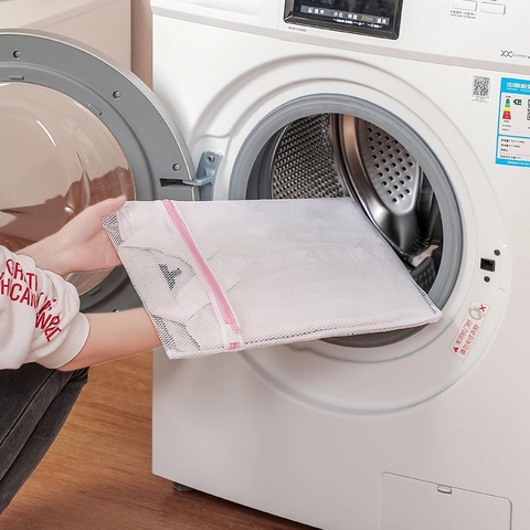 Laundry Mesh Bags Polyester Thickened Fine Coarse Net Anti Deformation Washing Machine Bra Underwear Clothing Protector