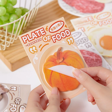 Foglietti Adesivi A Forma Di Cibo Di Simulazione Motivo Verdura Carne Carta Da Scrivere Blocchetti Per Appunti Per Ufficio Scuola Messaggio Scrapbooking