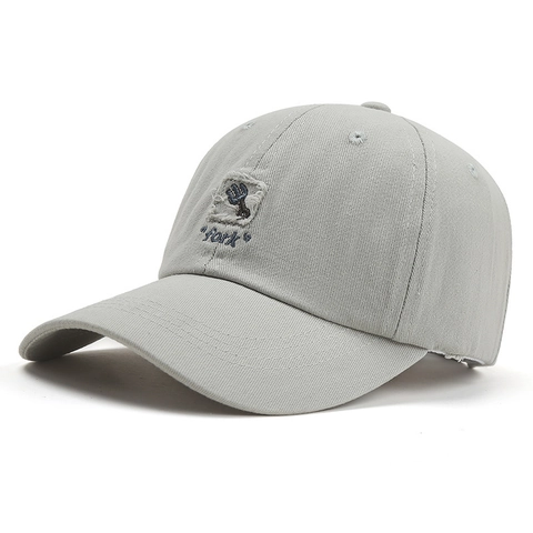 Baumwolle Baseballkappe Besticktem Aufnäher Verstellbar Sonnenschutz Atmungsaktiv Hut Für Herren Und Damen Casual Retro Sport