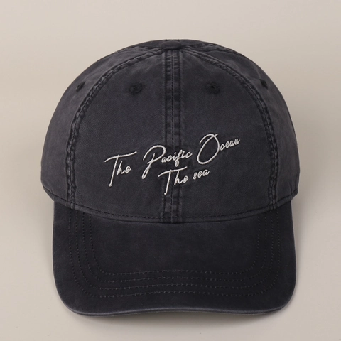 Cappellino Da Baseball In Cotone Lettere Ricamate Lavato Vintage Cappello Da Sole Regolabile Casual All Aperto Per Uomini E Donne
