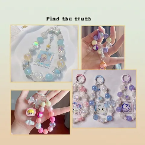Round Acrylic Beads Iridescent Artificial Pearl Solid Color DIY Jewelry Making Spacer For Bracelet Necklace Crafting Accessory