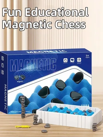 Magnetisch Effect Schaak Strategisch Bordspel Met Magneetstenen Voor Educatieve Logische Training En Familie Interactie Draagbaar Bureau Speelgoed