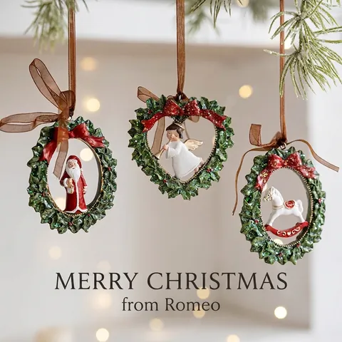 Christmas Tree Ornaments Vintage Resin Hanging Pendants Elf Angel Reindeer Festive Home Holiday Decoration