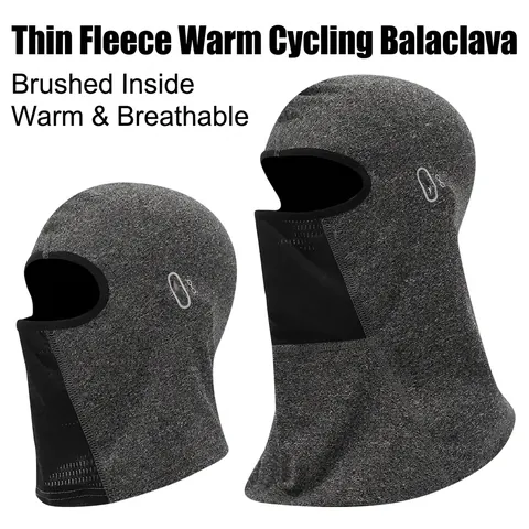 Balaclava Skimaske Winddicht Thermisch Fleece Futter Atmungsaktives Netz Für Radfahren Outdoor Sport Unisex
