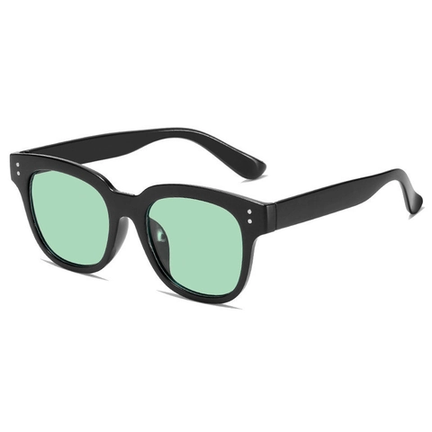 Gafas De Sol Cuadradas Retro Moda PC AC Protección UV Diseño De Remaches Para Hombres Y Mujeres