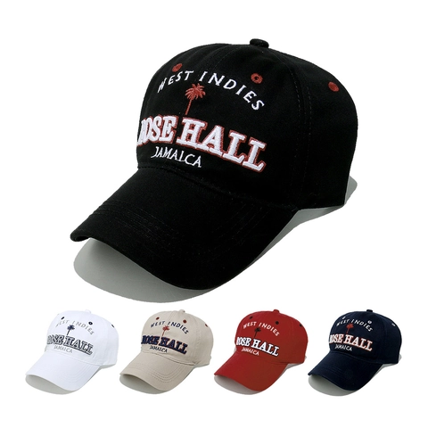 Berretto Da Baseball In Cotone Giamaica West Indies Rose Hall Ricamo Palma Cappello Da Sole Regolabile Viaggi