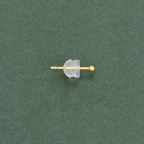 Earring Backs Silicone Plastic Transparent Bullet Shaped Soft Earring Stoppers DIY Jewelry Findings Replacement