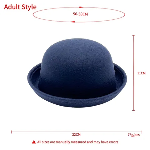 Bombetta in Stile Giapponese Vintage Genitore-Figlio in Cotone Berretto a Cupola per Uomo Donna Bambini Casual Cosplay Party