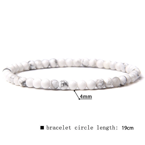 Natural Stone Beaded Bracelet Gemstone Agate Crystal Jasper Handmade Stretch Round Beads Jewelry Gift For Men Women