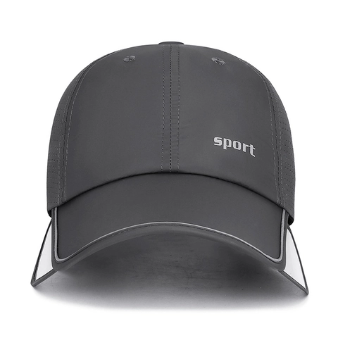 Unisex Outdoor Quick-Dry Baseball Cap With Retractable Sun Visor Breathable Sunscreen Fishing Hat For Men Women Summer