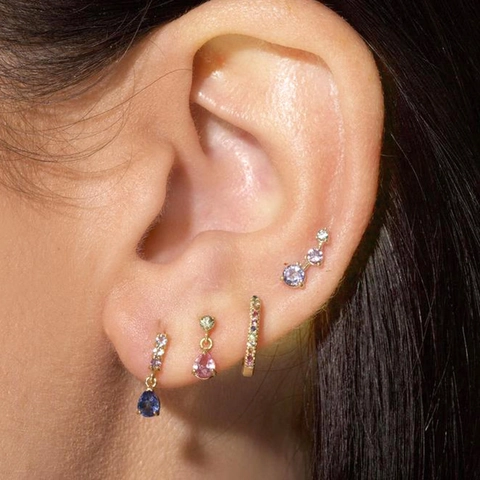 Eleganti Orecchini A Goccia Taglio Pera Con Perno In Argento Sterling 925 Rame Zirconia Cubica Gioielli Da Donna
