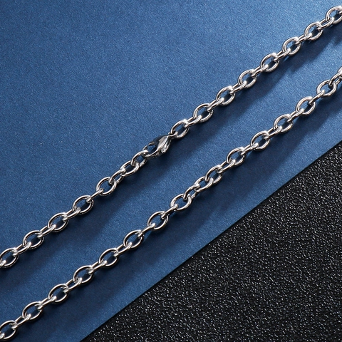Collana A Catena In Acciaio Inossidabile Alla Moda Hip Hop Maglia Incrociata Versatile Punk Gioielli Minimalisti Uomini Donne