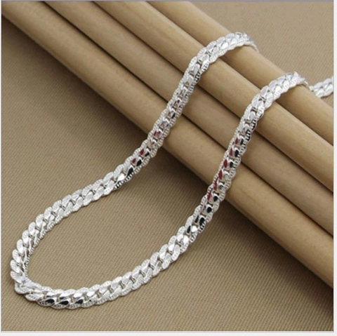 Curb Chain Necklace Bracelet Copper Plated Personalized Punk Style For Men Women Party Jewelry