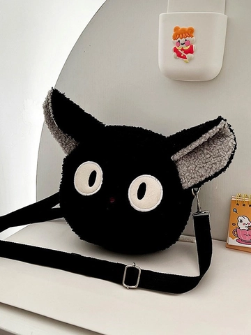 Borsa Tracolla Peluche Forma Animale Lana Di Agnello Borsa A Spalla Cartone Animato Carino Per Ragazze Donne Tracolla Regolabile