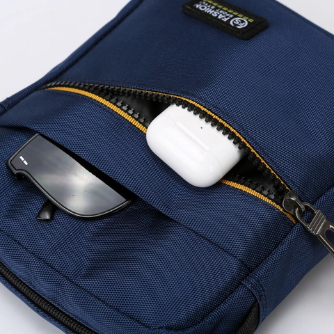Bolso Bandolera Hombre Ligero Impermeable Nylon Bolso Hombro Estilo Deporte Casual Pequeño Mensajero