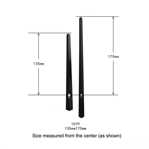 Quartz Clock Hands Replacement Aluminum Metal Hour Minute Needle DIY Wall Clock Repair Parts Modern Minimalist