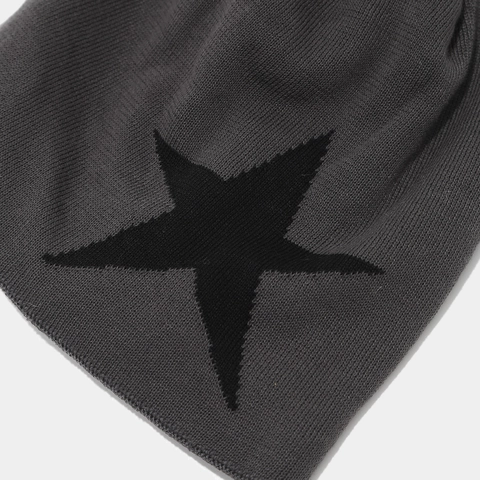 Bonnet En Tricot D'Hiver Doublé Polaire Chaud Acrylique Motif Étoile Sport De Plein Air Hip Hop Unisexe