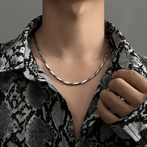 Hip Hop Kette Halsketten Herren Damen Edelstahl Diverse Glieder Schmuck Schlangen Box Seil Weizen Figaro Stile