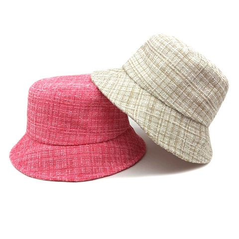 Chapeau Bob En Tweed Pour Femmes Automne Hiver Chaud Protection Solaire Élégant Style Coréen
