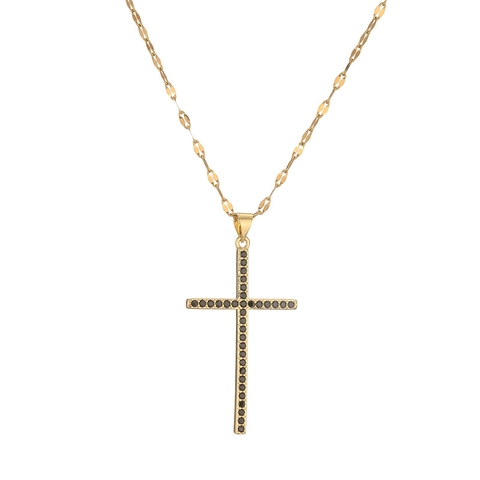 Kreuz Anhänger Halskette Kupfer Mit Emaille Und Bunten Zirkonia Retro Religiöser Schmuck Für Männer Und Frauen