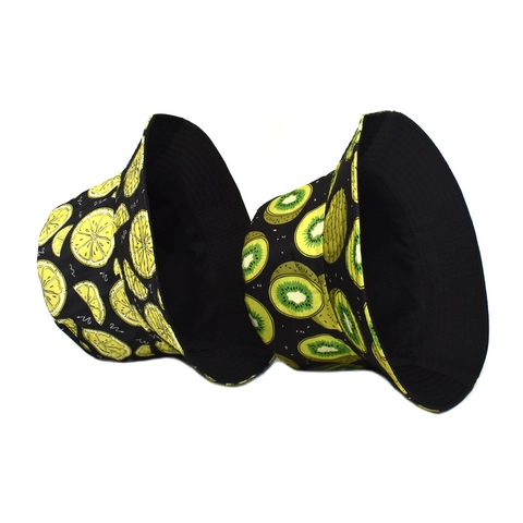 Cappello Alla Pescatora Con Stampa Frutta Cotone Traspirante Protezione Solare Outdoor Casual Per Uomo Donna Limone Arancia